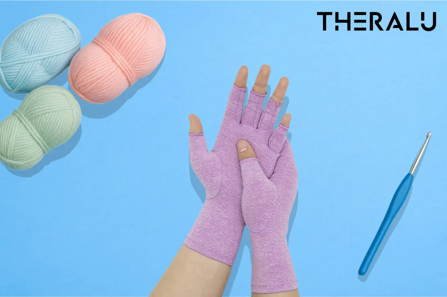 TheraLu CircuPress Gloves for Crocheters